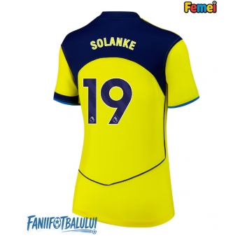 Tottenham Hotspur Dominic Solanke #19 Tricou Fotbal Replică 2025-26 Femei Treilea